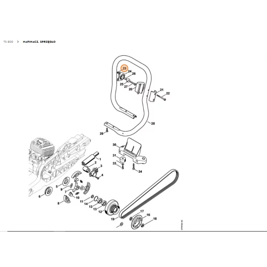 STIHL   Nakrętka sześciokątna M5 9216 261 0700